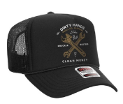 Twisting Wrenches Trucker, Black