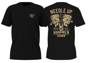 Hammer Twins Tee, Black