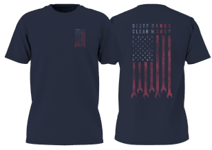 DHCM Flagship SS Tee, Navy