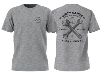 Twisting Wrenches Tee Mini, Gray Heather