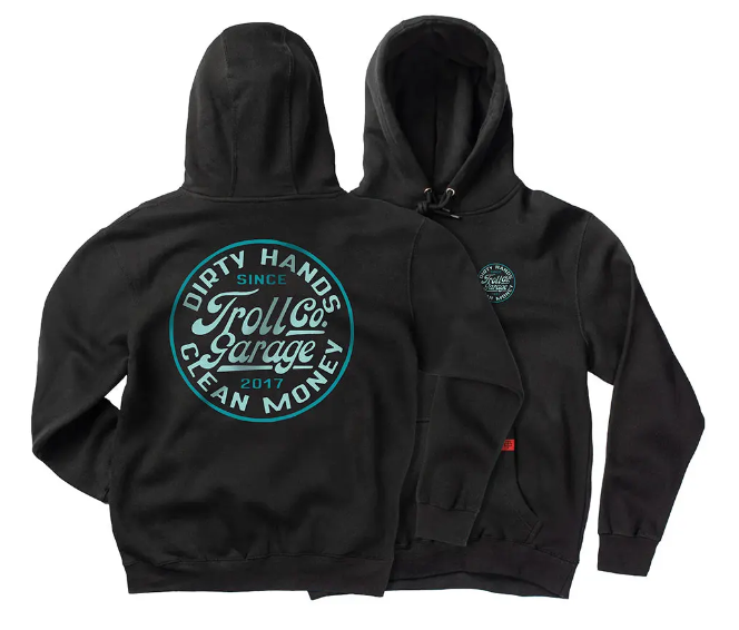 Women’s DHCM Garage Hoodie - Black/Turquoise