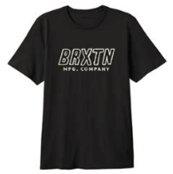 Telford S/S Standard Tee - Black Worn Wash