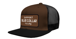 Barricade Flat Bill Snapback Hat - Coyote Brown Black
