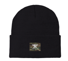 Anvil Woven Label Beanie - Black