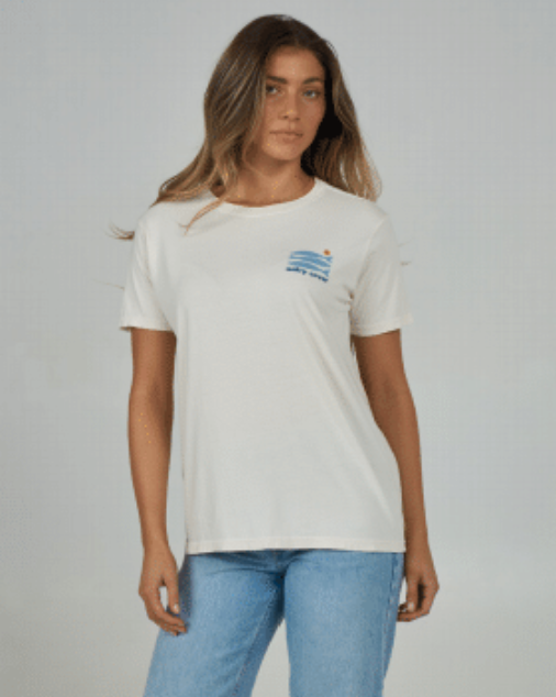Women’s Small Bite B.F. Tee- White