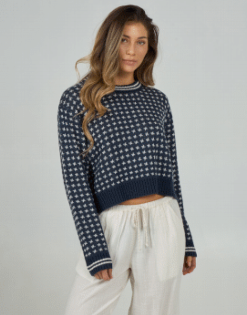 Women’s Starlight Sweater- Dark Navy