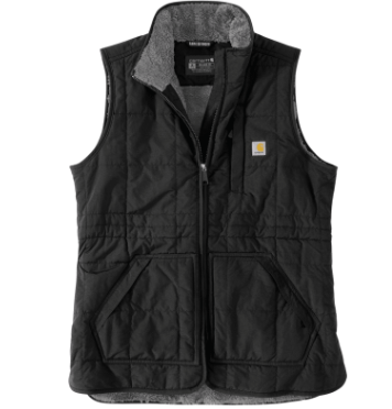 Women's Rockford Mock Neck Vest- Black