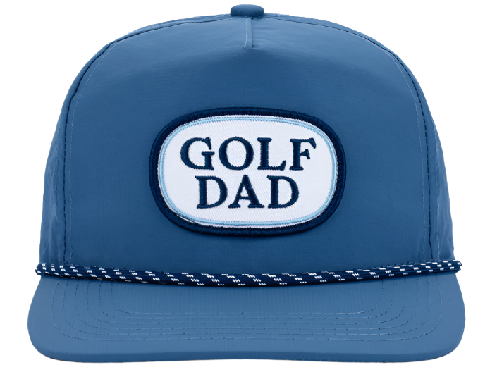 Golf Dad Performance Rope Hat - Blue