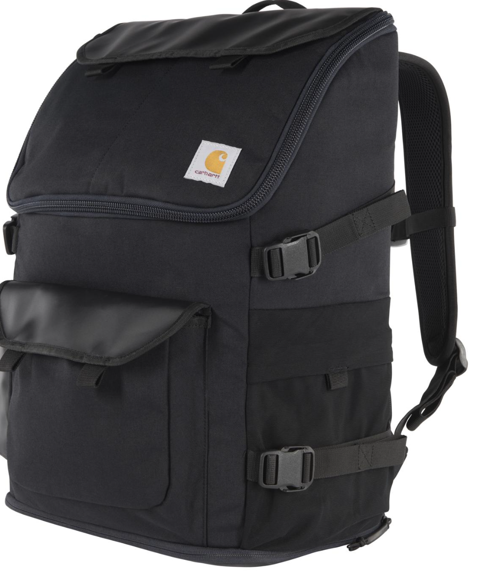 35L Nylon Workday Backpack- Black