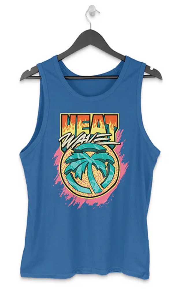 Heat Wave Intense Tank Top-Blue Moon