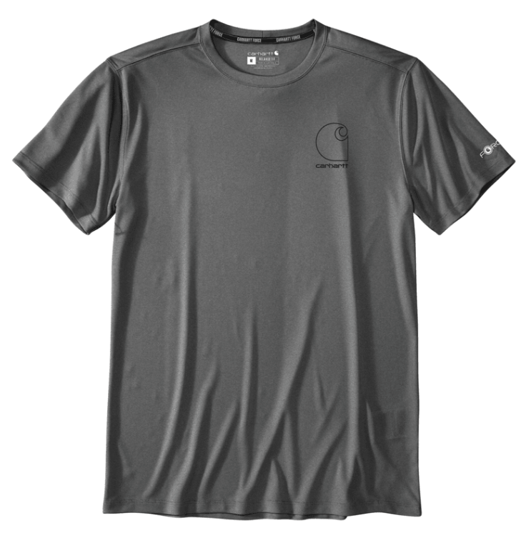 Force Sun Defender Lightweight S/S Logo Graphic T-Shirt - Steel Heather