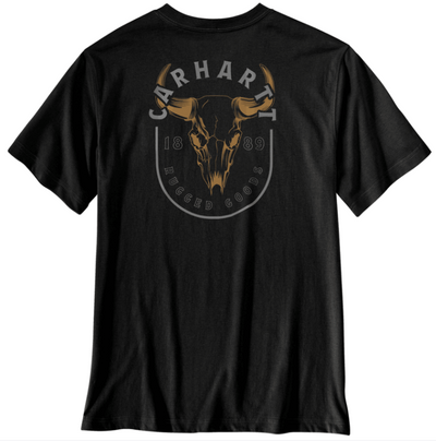 Irvine Relaxed Skull T-shirt- Black
