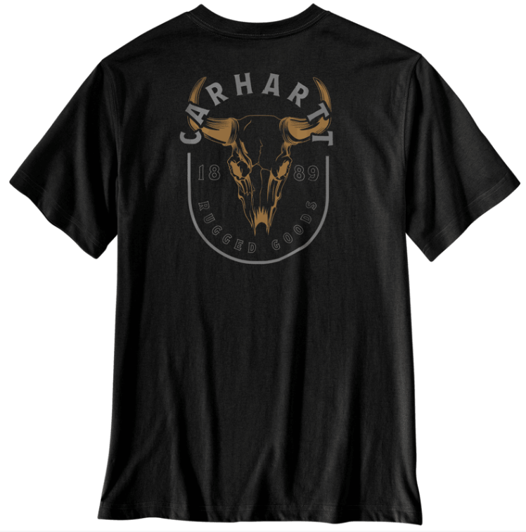 Irvine Relaxed Skull T-shirt- Black