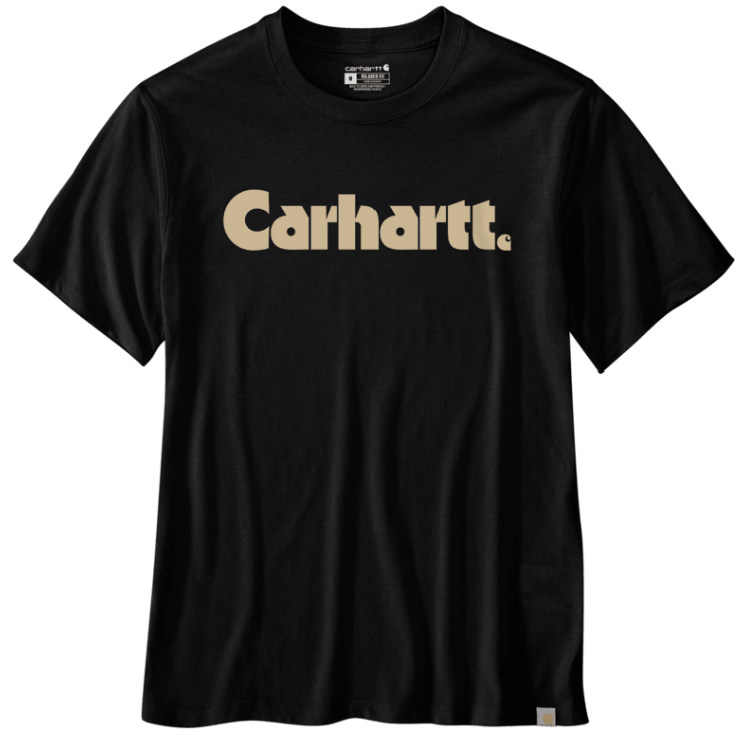 Relaxed Fit LW S/S Logo Graphic T-shirt- Black