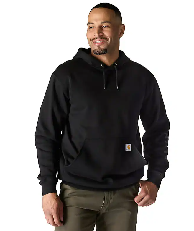 Rain Defender® Loose Fit Midweight Logo Graphic Sweatshirt- Black