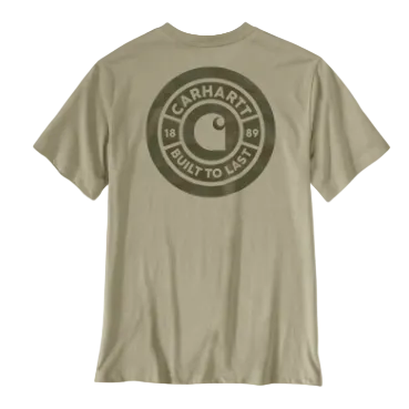 Irvine Relaxed Camo Rivet T-Shirt- Faded Fatigue