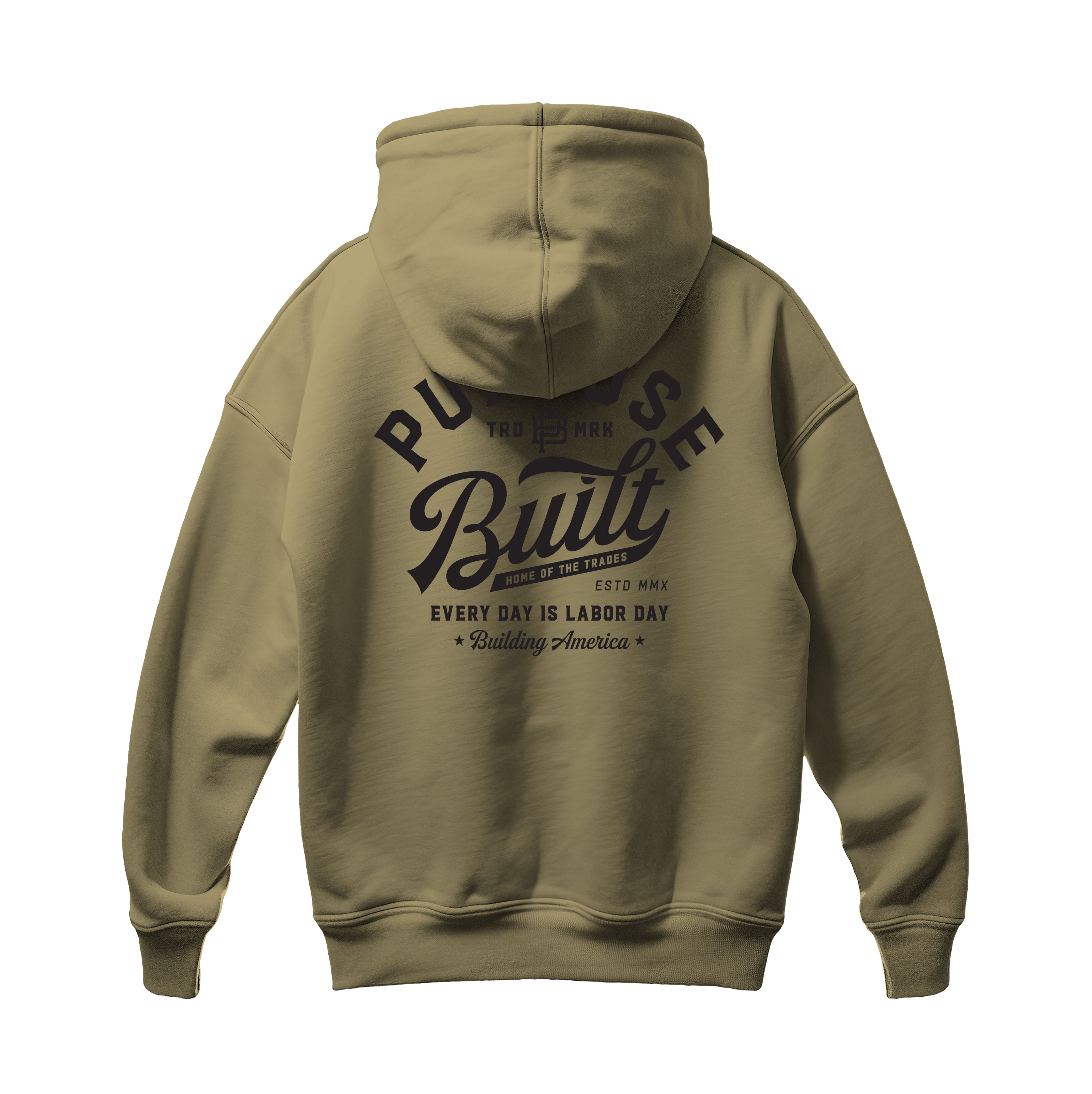 Script Hoodie, Sand