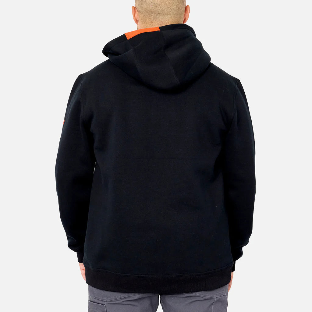 Shevlin Hooded Quarter Zip- Black