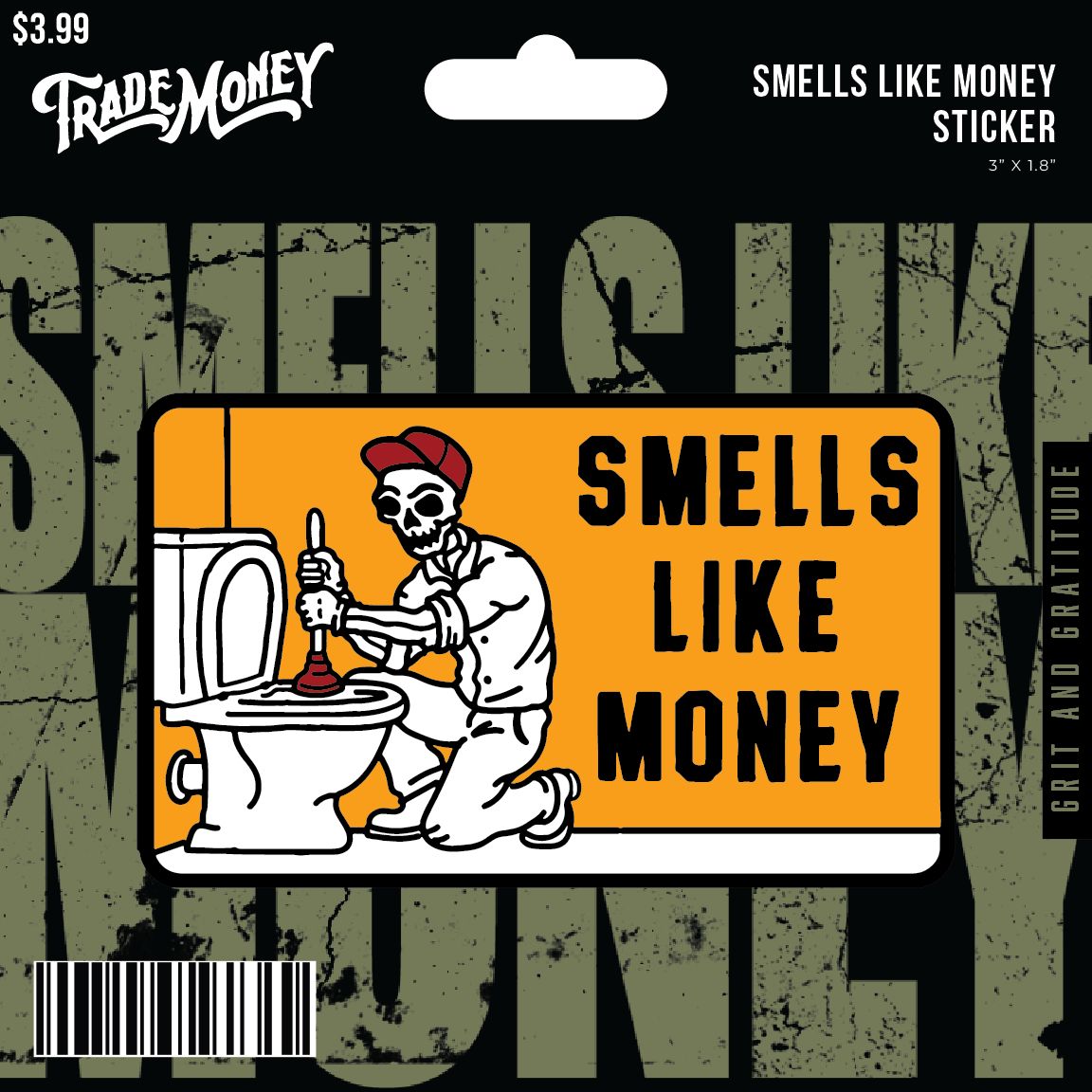 Smells Like Money Sticker - 3in