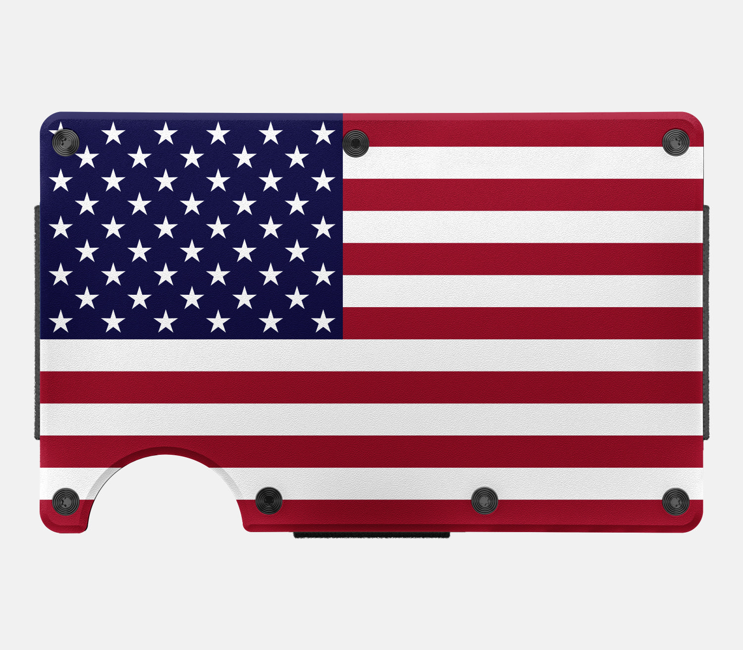 Stars & Stripes Aluminum Wallet - Cash Strap