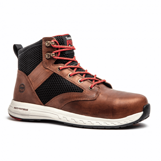 Drivetrain Comp Toe Mid Boots, Brown - Purpose-Built / Home of the Trades