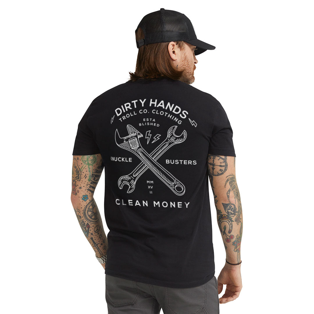 Twisting Wrenches Tee Black