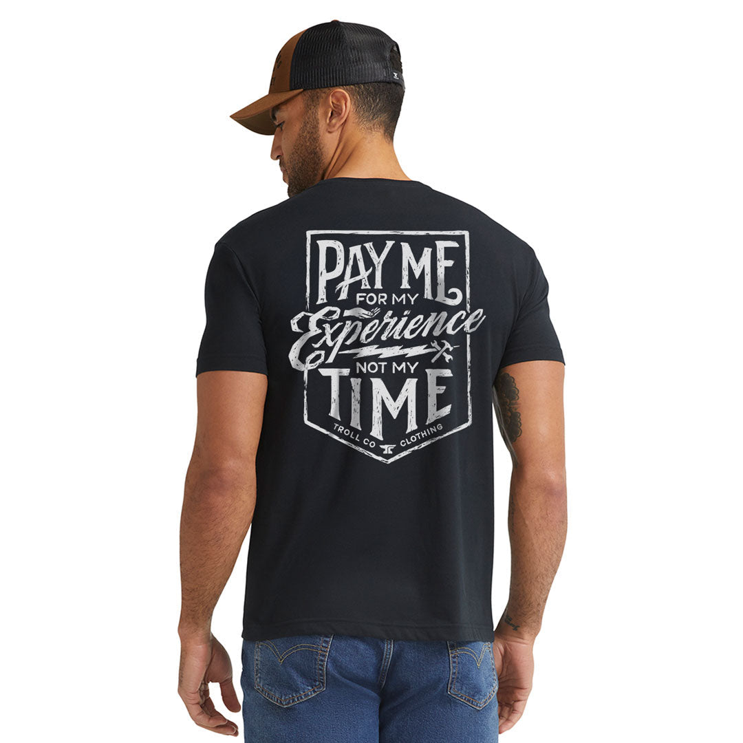 Men's Pay Me T-Shirt, Black
