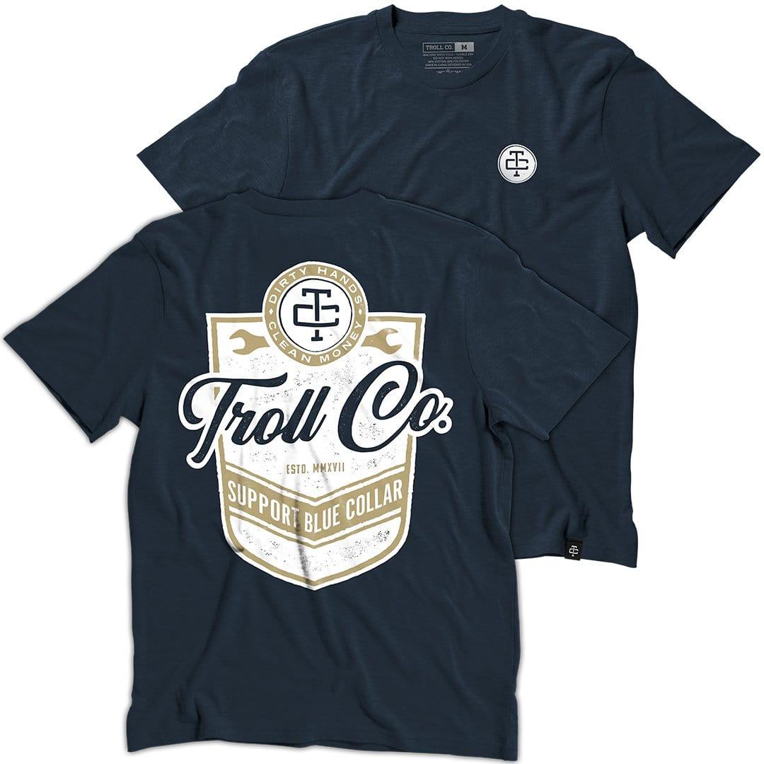 Banner Tee: Navy - Purpose-Built / Home of the Trades