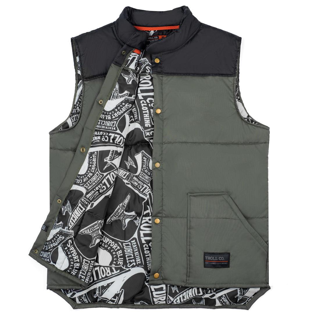 Redford Vest: Black Charcoal