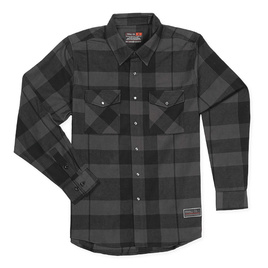 Everett Flannel: Black / Grey - Purpose-Built / Home of the Trades