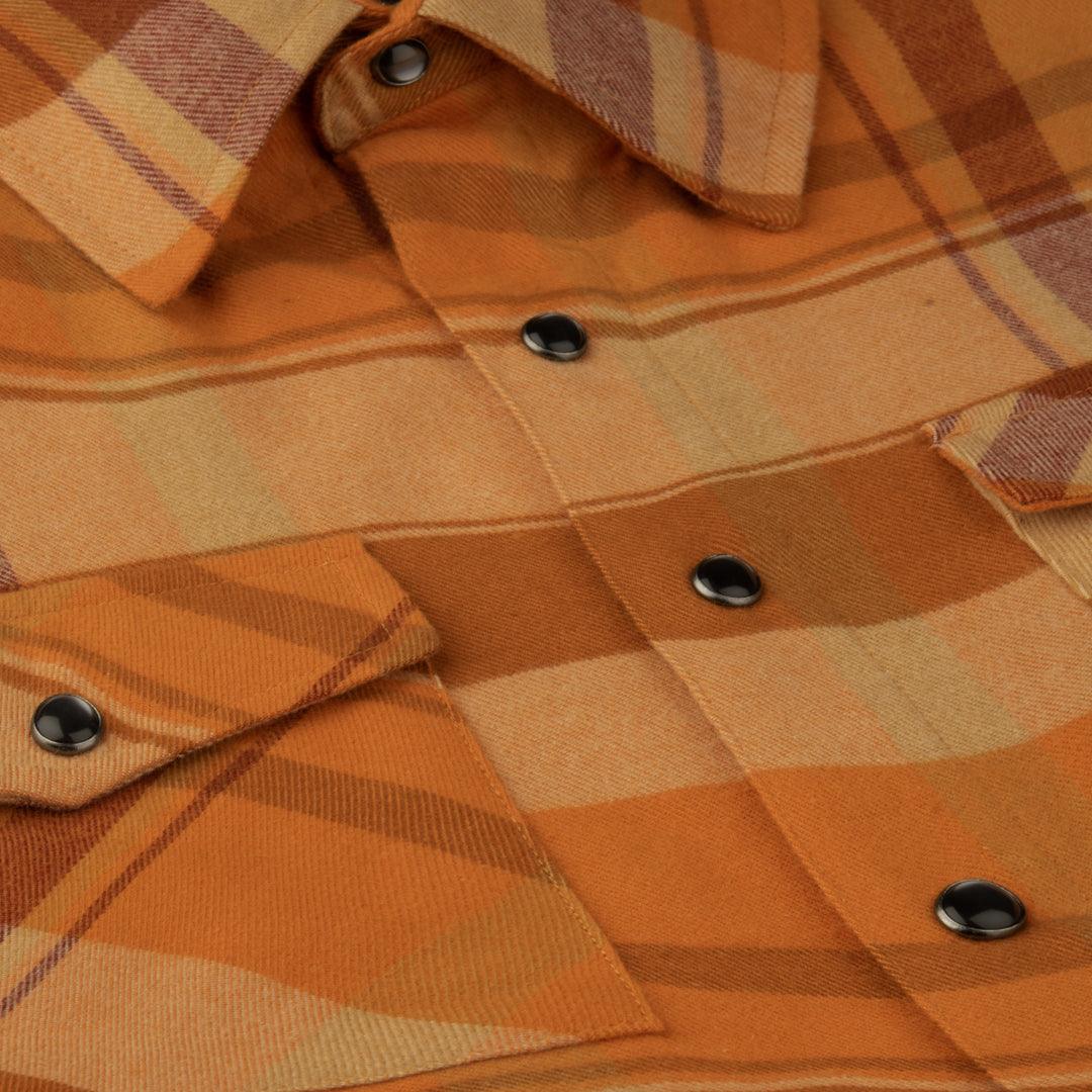 Wilder Flannel, Orange - Purpose-Built / Home of the Trades