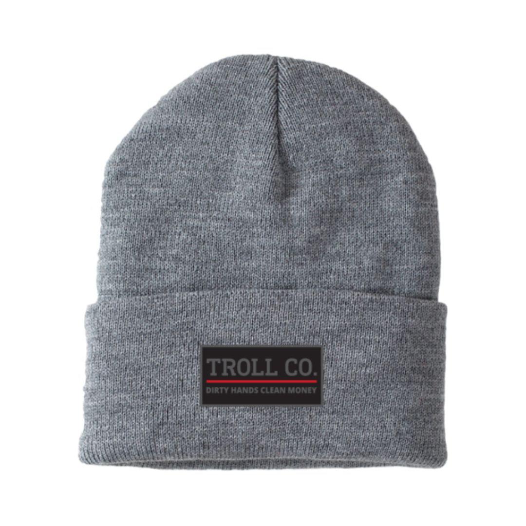 Troll Co. Beanie, Grey - Purpose-Built / Home of the Trades