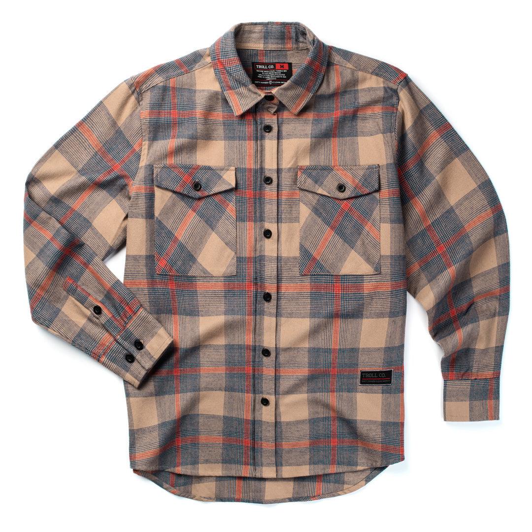 Women's Rae Flannel, Beige Red Navy - Purpose-Built / Home of the Trades