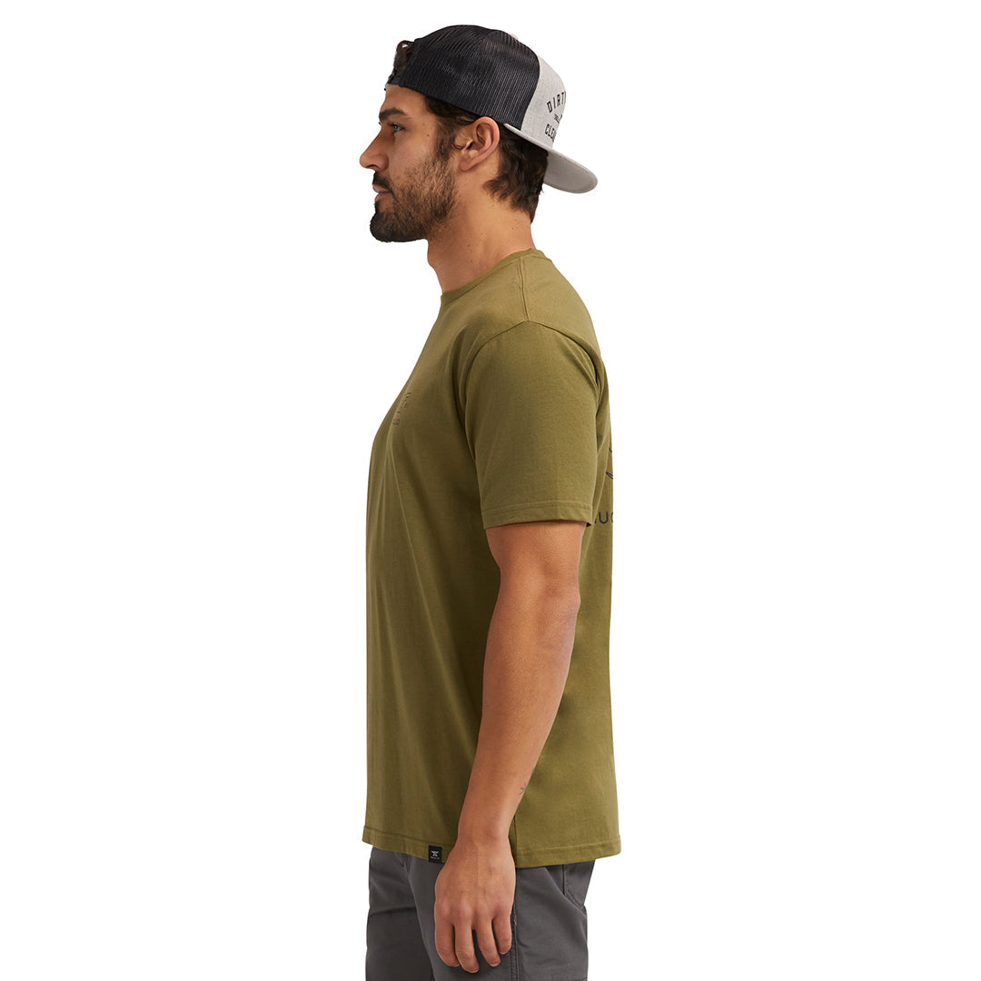 Men's DHCM Twisting Wrenches T-Shirt, Military Green