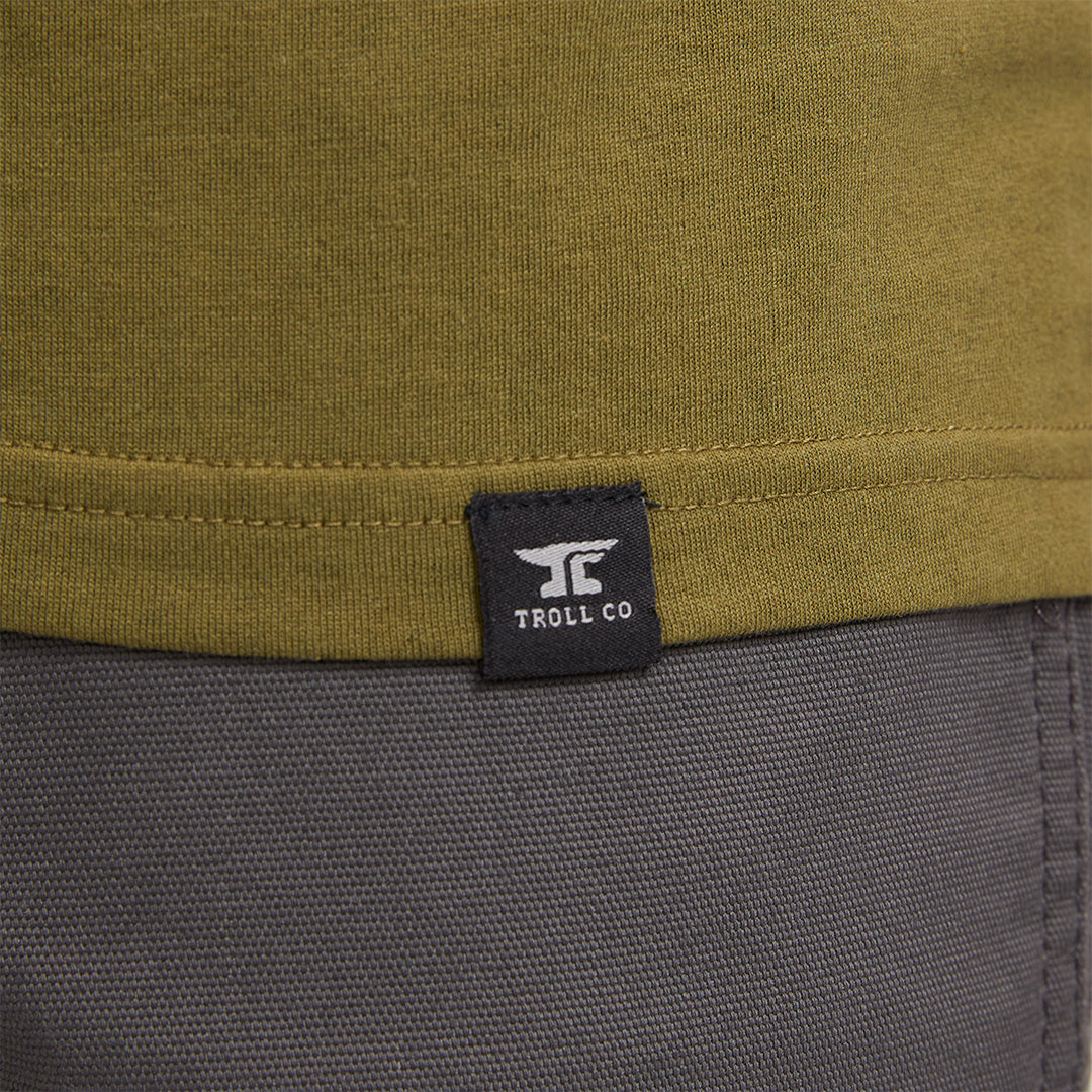 Men's DHCM Twisting Wrenches T-Shirt, Military Green
