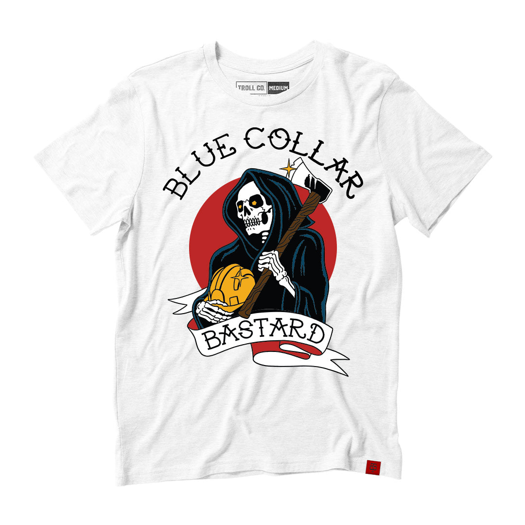 Blue Collar Bastard 2.0 Tee, White