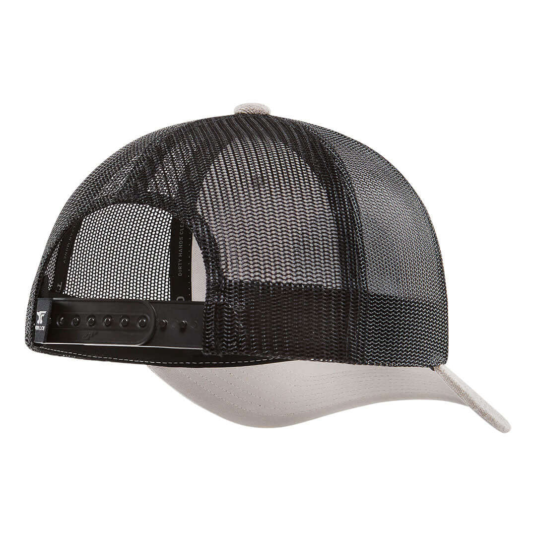 DHCM Haggler Curved Bill Trucker Hat - Gray Heather