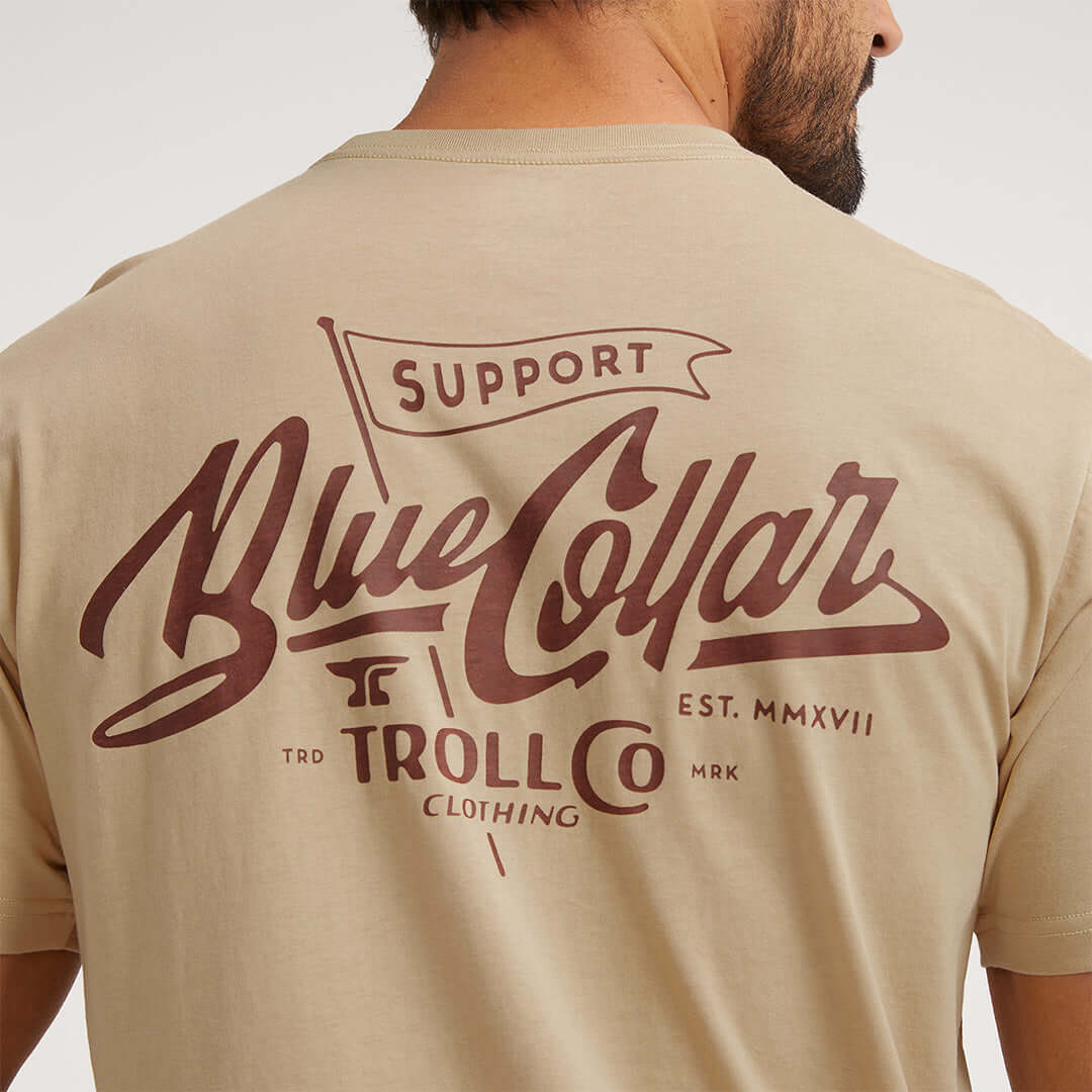Men's SBC Banner T-Shirt, Tan