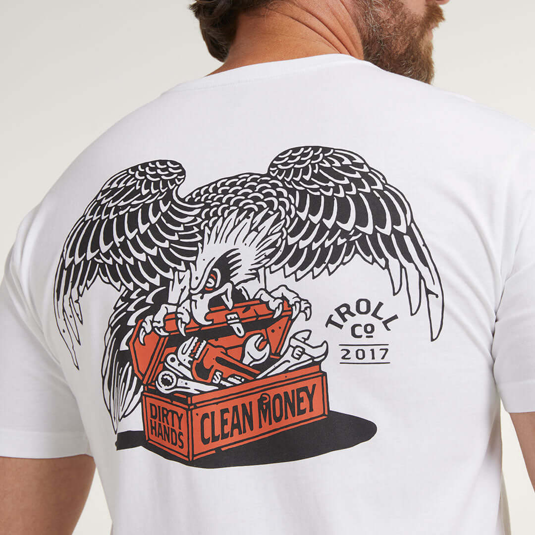 Men's DHCM Eagle Eye T-Shirt, White