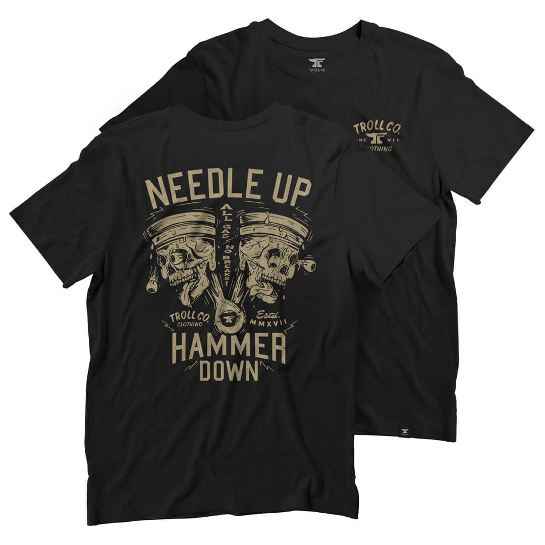 Hammer Twins Tee, Black