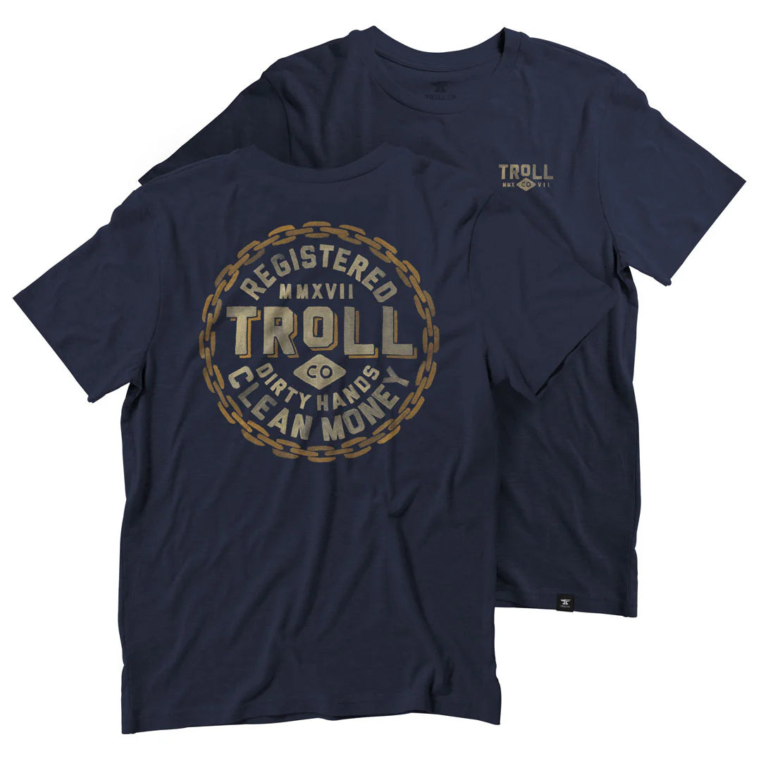 DHCM Chain Gang SS Tee- Navy