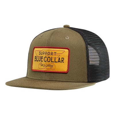 Barricade Anvil Flat Bill Snapback- Military Green