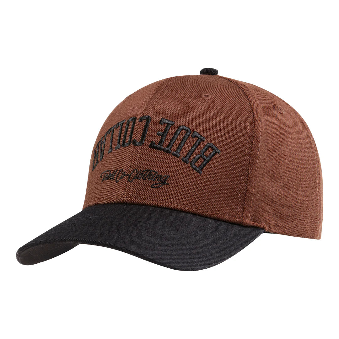 BC Bottoms Up Curved Bill Snapback-Brown/Black
