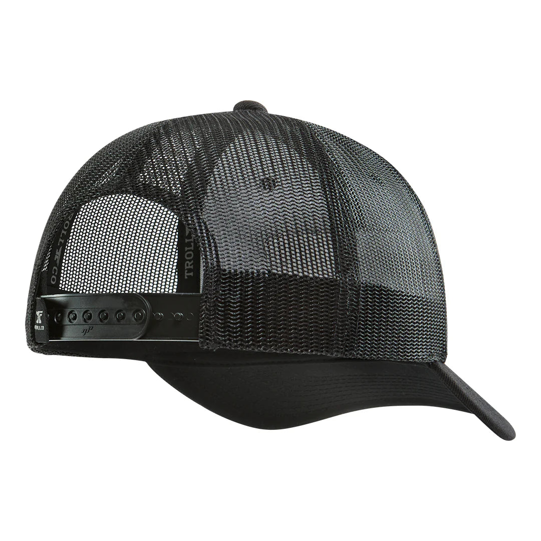 SBC Barricade FL Curved Brim Trucker- Black