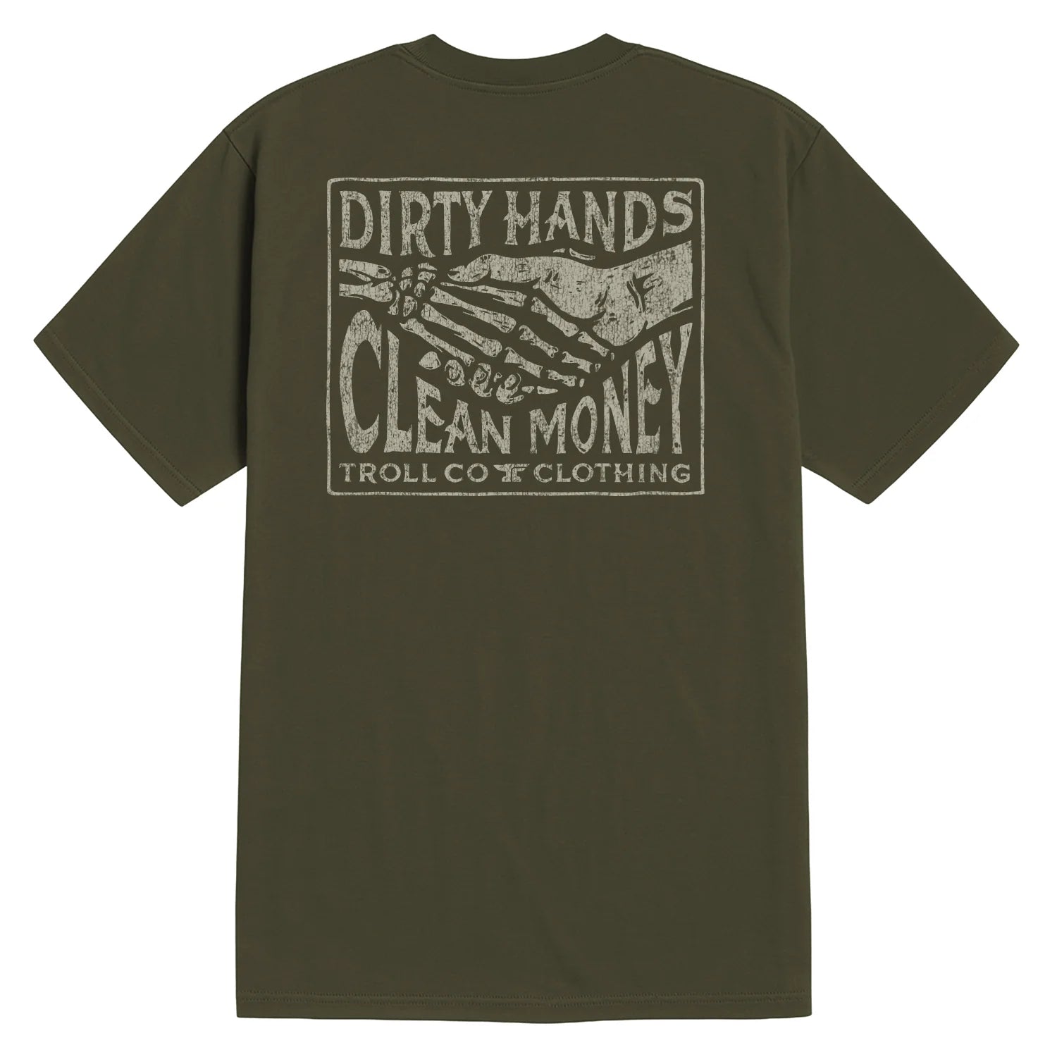 Haggler Box SS Tee- Military Green