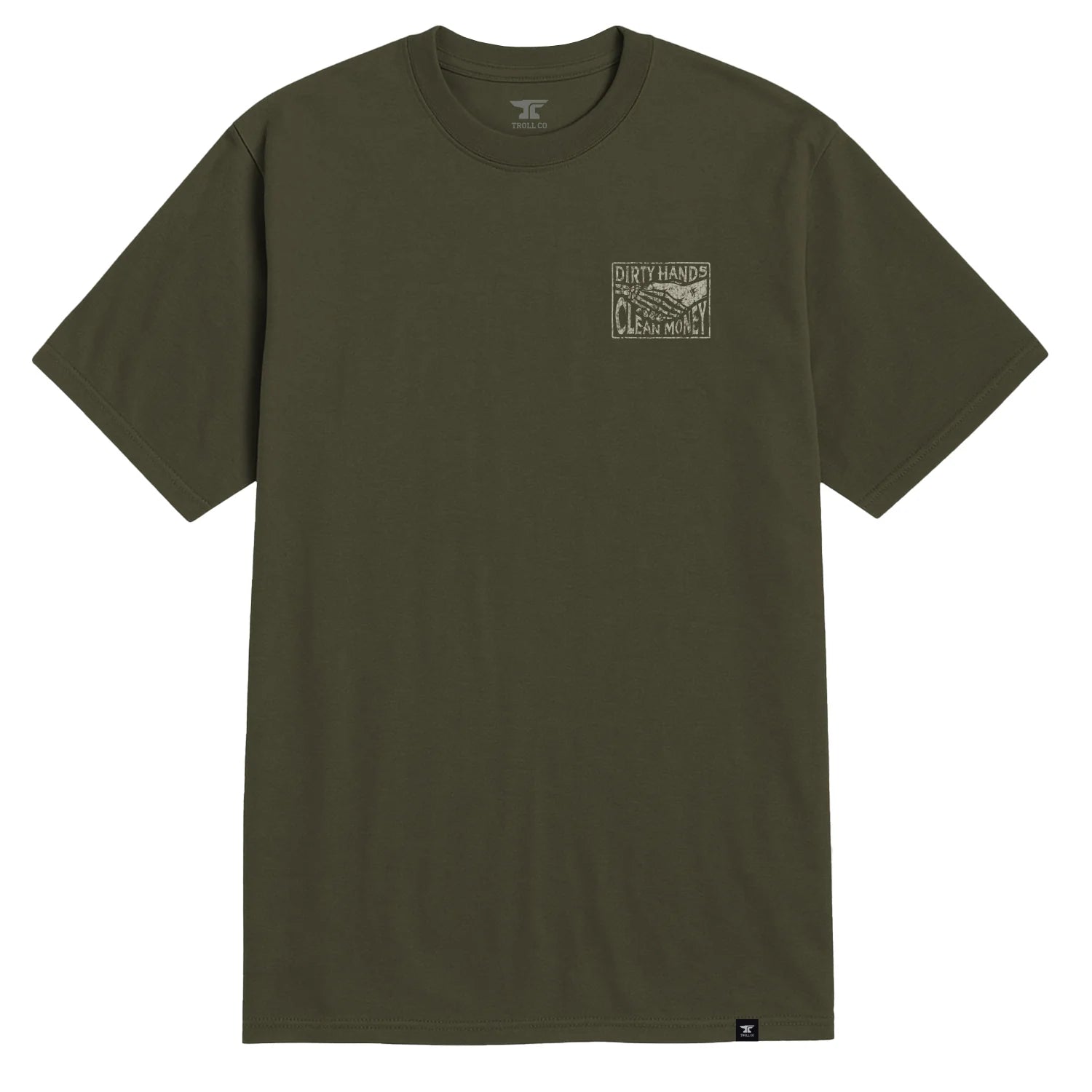 Haggler Box SS Tee- Military Green