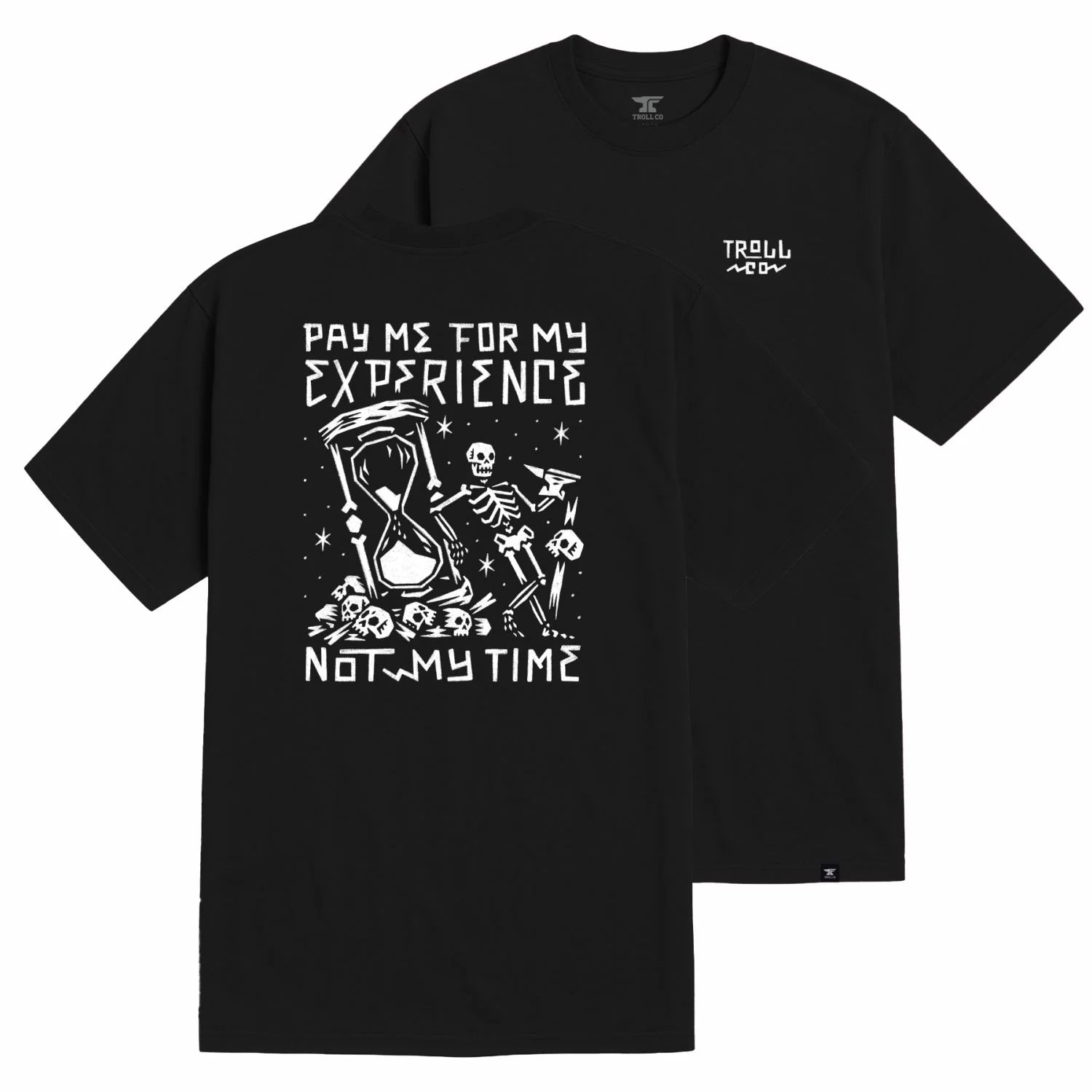 Pay Me Hourglass SS Tee- Black