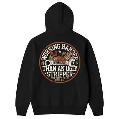 WHUS Poser Hoodie- Black