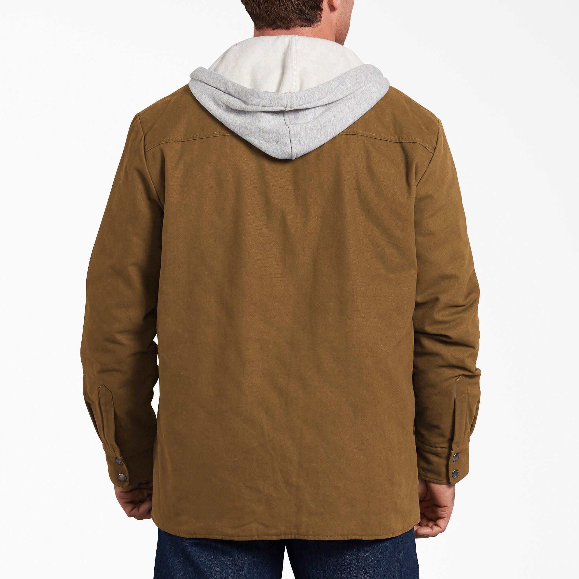 Duck Hooded Shirt Jacket, Brown Duck - Purpose-Built / Home of the Trades