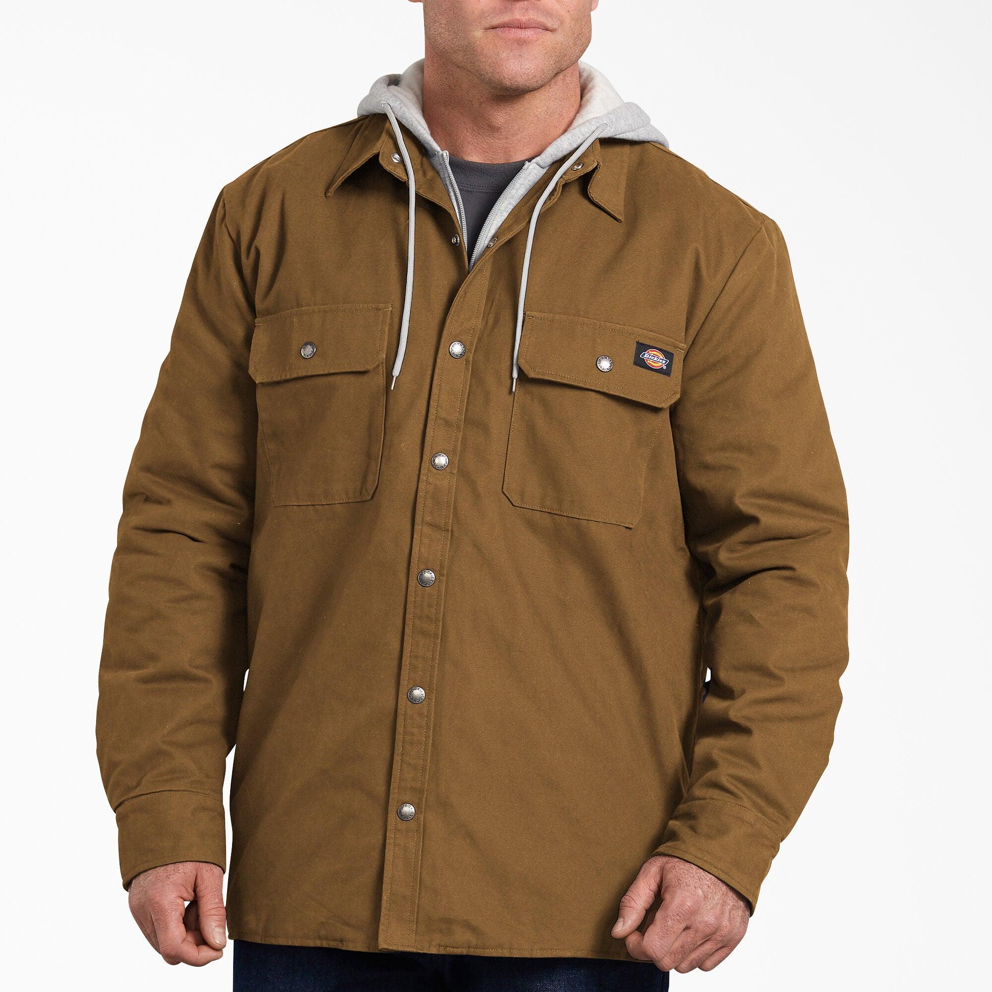 Duck Hooded Shirt Jacket, Brown Duck - Purpose-Built / Home of the Trades